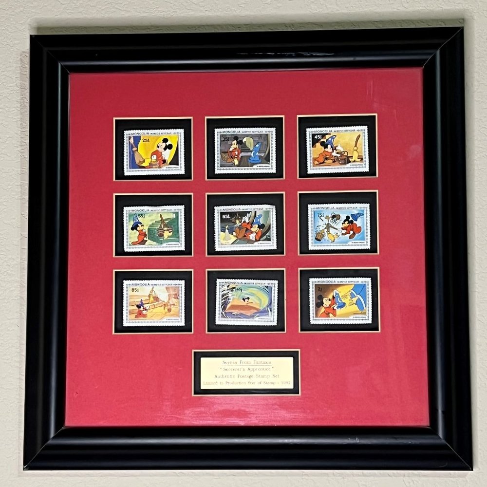 Disney Postage Stamp Set "Sorcerer's Apprentice"